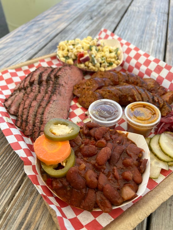 Two Meat Plate — choose any two smoked meats